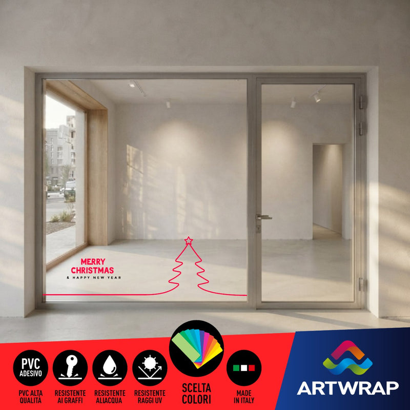Albero a linea e scritta