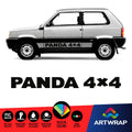 Coppie adesivi fasce sotto porta Panda 2